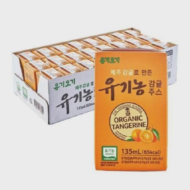 유기요기 제주감귤주스 135ml X 24팩