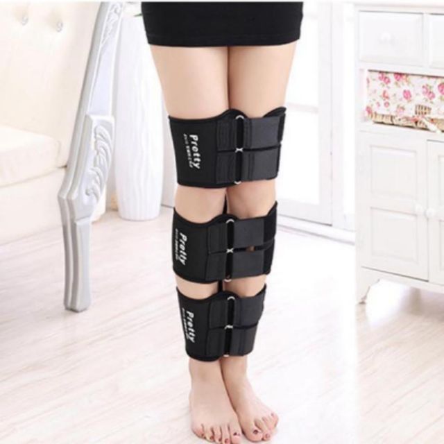 벨트 오다리 휜다리 보정 안짱다리 3단 무릎 밴드 휜다리교정