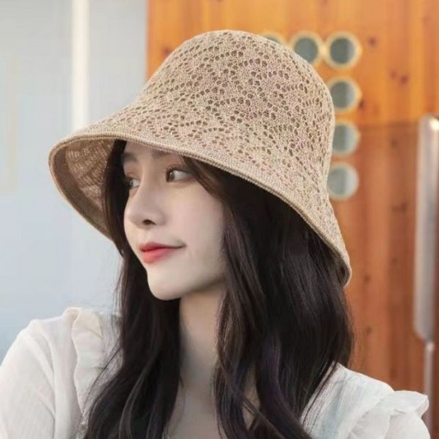 여름 여성 모자 골지 나일론 여성 썬캡 햇빛 가리개
