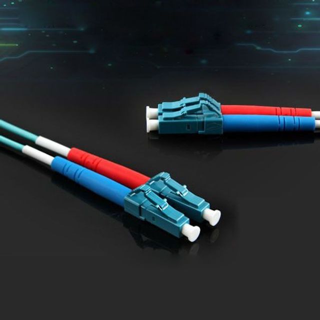 10M OM3 10G 광케이블 LC 광패치코드 데이터전송