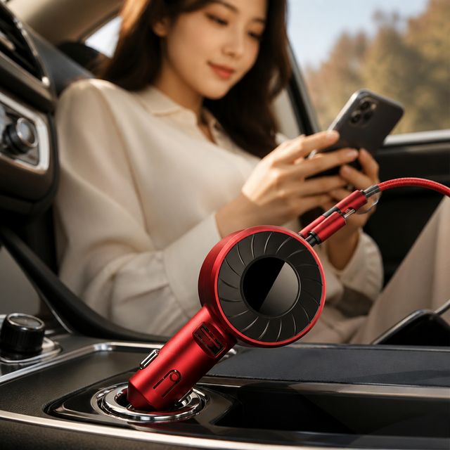 USB 시거잭 5핀 C타입 고속충전기 트 차량용 충전 케이블