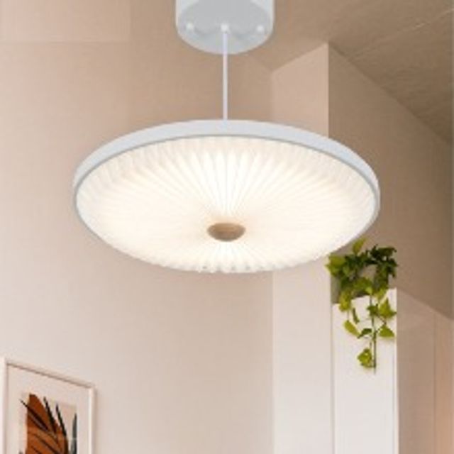 LED 슬리버 1등 팬던트 30W - 인테리어 식탁등 주방 조명