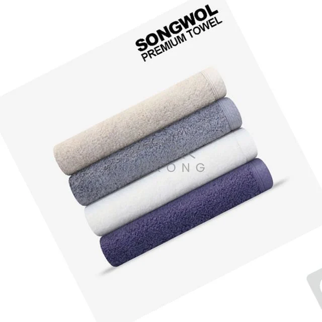 송월타월 타올답례품 코마40수무지40 160g 타월 보라