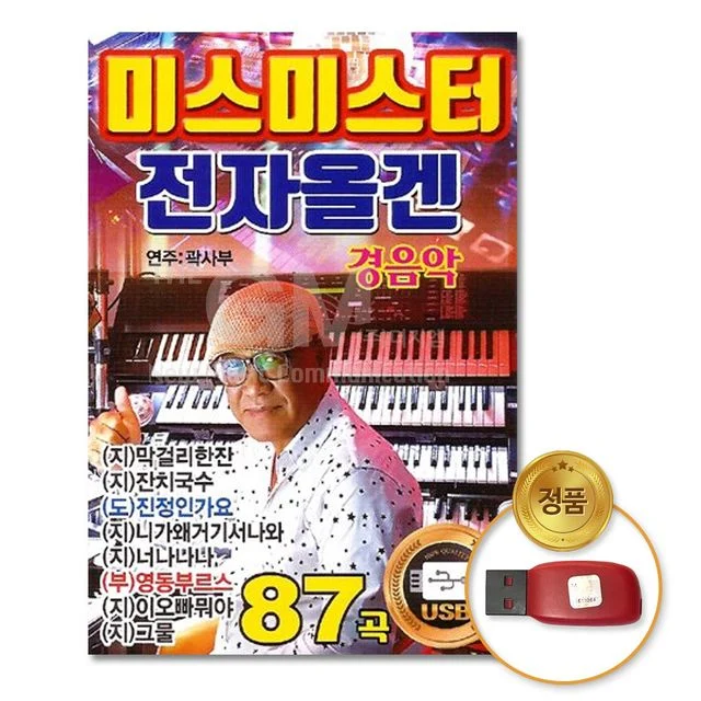 (더지엠)USB_미스미스터-전자올겐경음악87곡