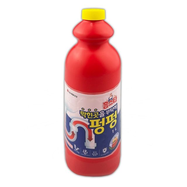 배수관 청소 세정액 1리터 막힘 제거 솔루션 세균 제거 배관 관리