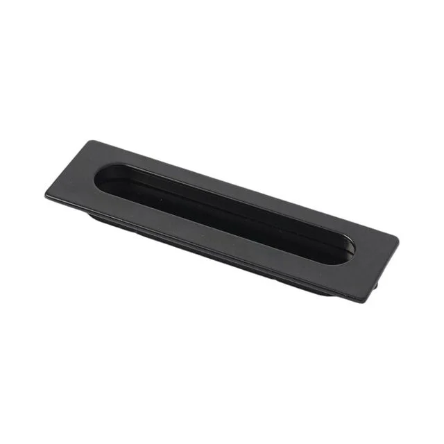 사각 매립형 손잡이 (138x40mm 블랙)
