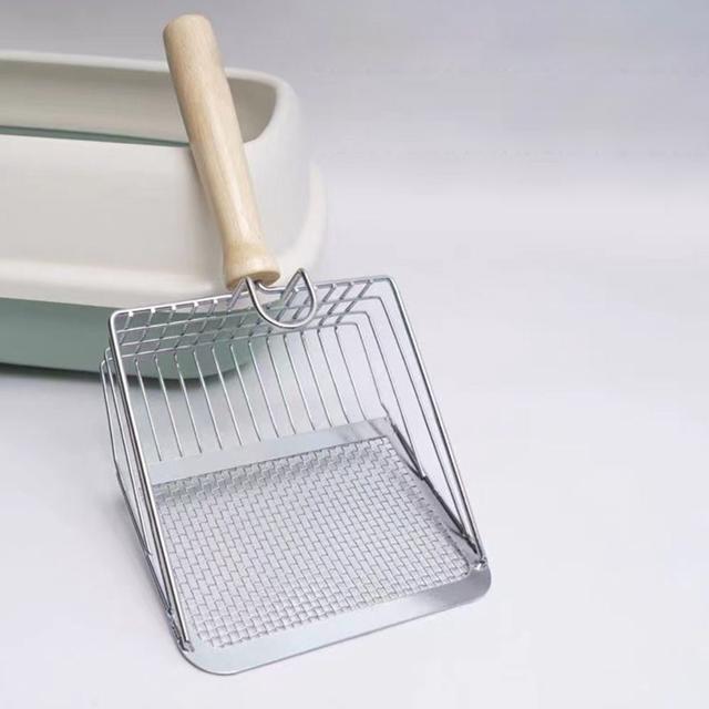 2in1 고양이 배변 모래삽 - 화장실 벤토나이트 두부모래 겸용