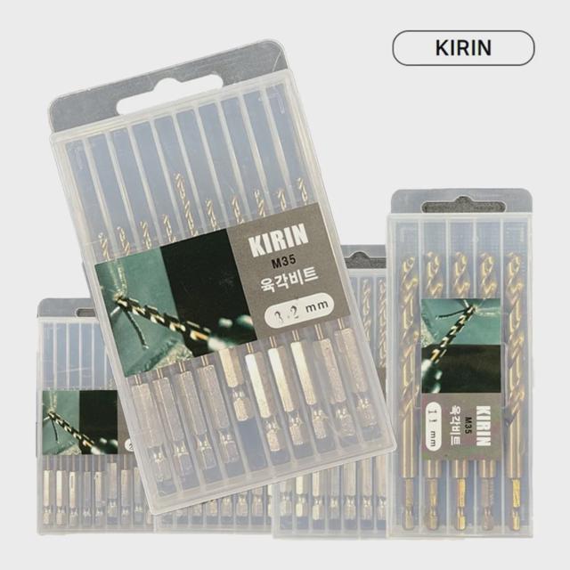스텐기리 드릴비트 M35 KIRIN 3.2mm 육각비트 1pcs