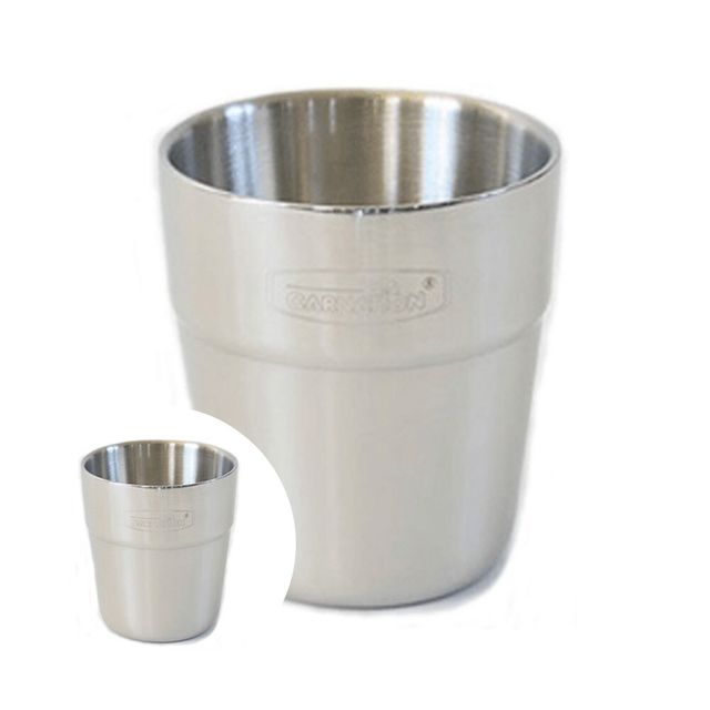 스텐컵 200ml 스텐이중컵 캠핑스텐컵