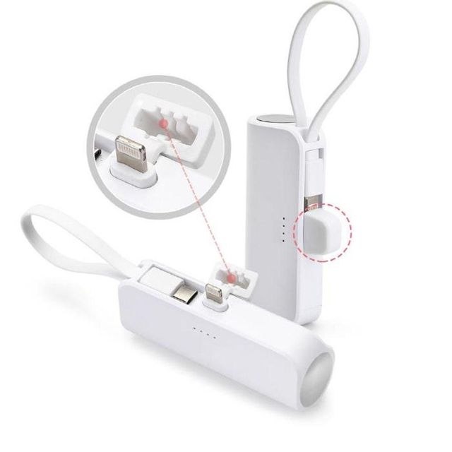 도킹형 보조배터리 5000mAh 미니 휴대용