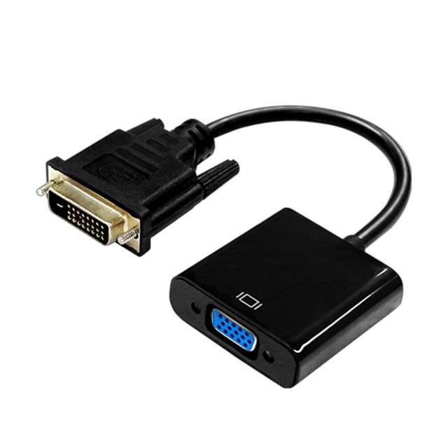 RGB D-SUB VGA TO DVI 컨버터 변환 젠더 케이블