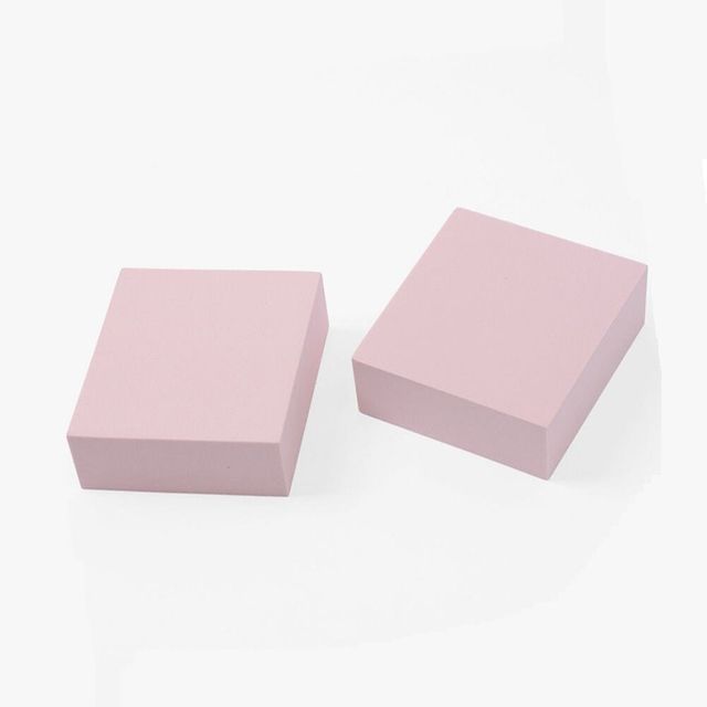 사각형 디스플레이박스 2p세트 10x10x4cm 핑크 촬영전시다이 오브제촬영소품 향수받침대