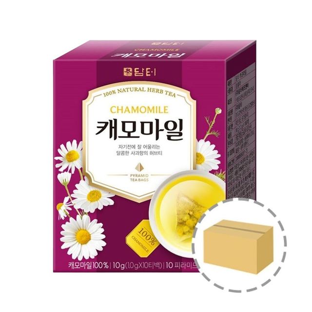 담터 캐모마일 허브차 10티백(삼각티백) 1BOX (16개입)