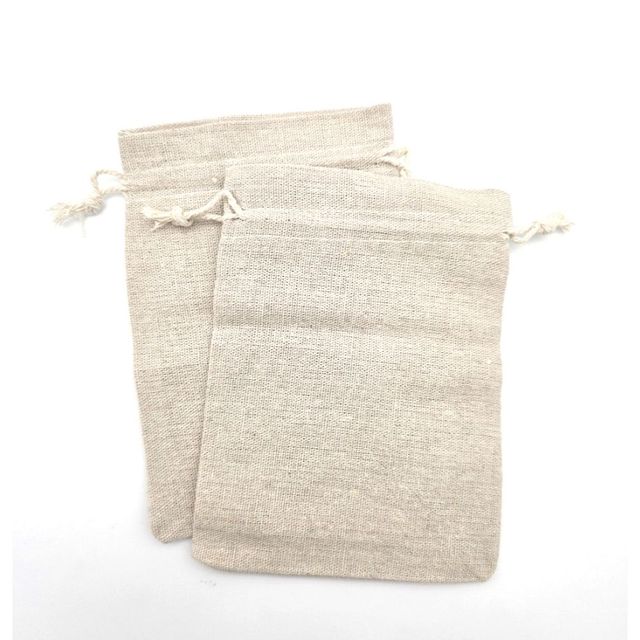 린넨 복주머니 더스트백 파우치 10X15CM
