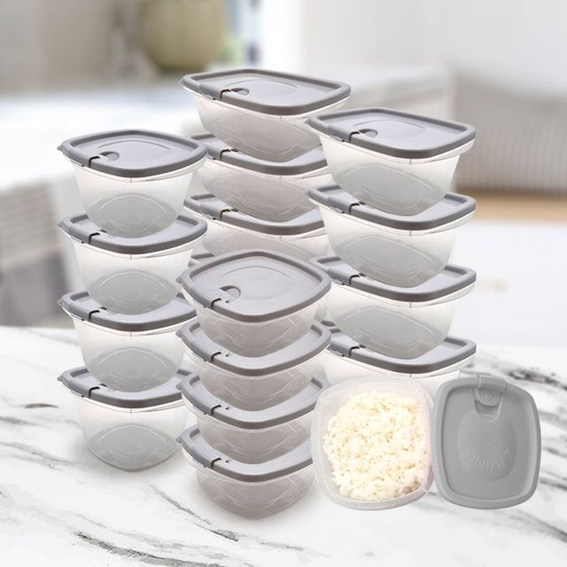 국내생산 집밥 전자렌지용기 10개세트 350ml 450ml 500ml 600ml 밀폐용기 반찬통 냉동밥