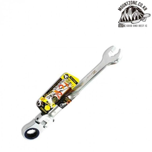 90도 회전 플렉시블 라쳇 렌치 트위스트 꺾임 스패너 공구 19mm