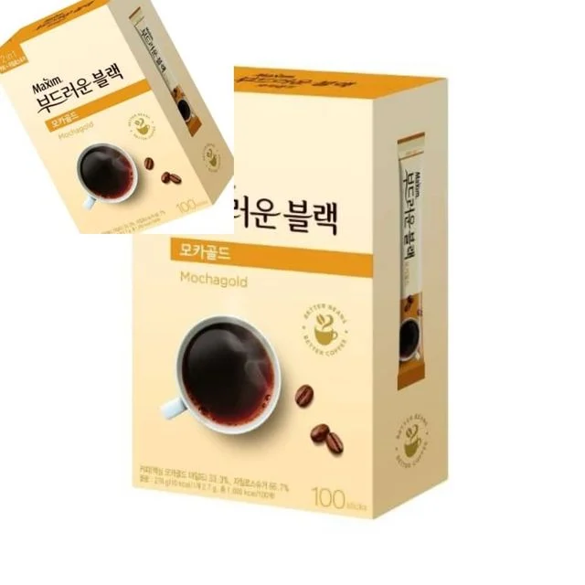 맥심 모카골드 부드러운블랙믹스 2.7gx100T 동서식품 봉지커피 믹스커피 커피믹스 스틱커피