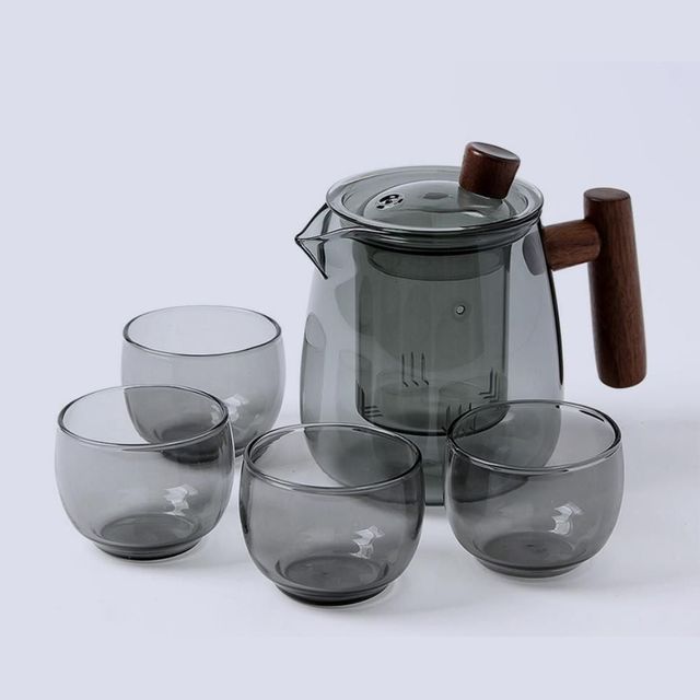 내열유리 차포트500ml 찻잔100mlx4p