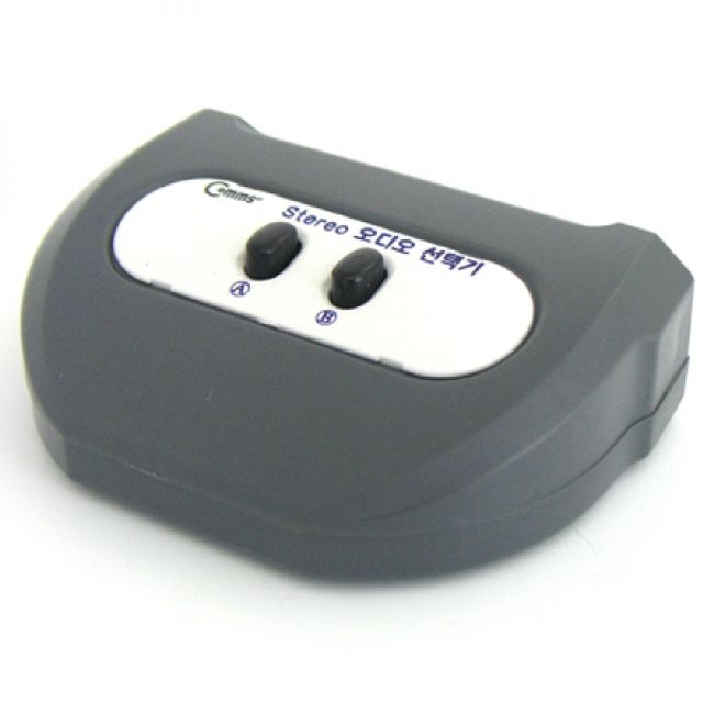 Coms Stereo 수동 선택기 2대1