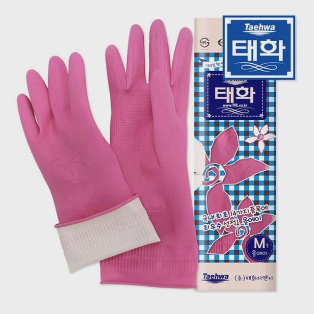 태화 올에이 천연 생고무 조리용 고무장갑 M 사이즈
