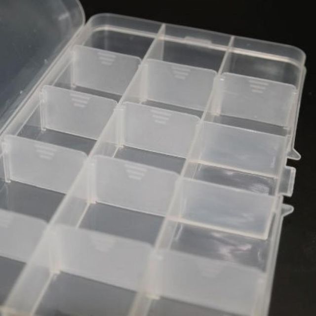 소품 정리 케이스 15칸 공구관리 공구수납함 부품정리 공구상자 부품보관함
