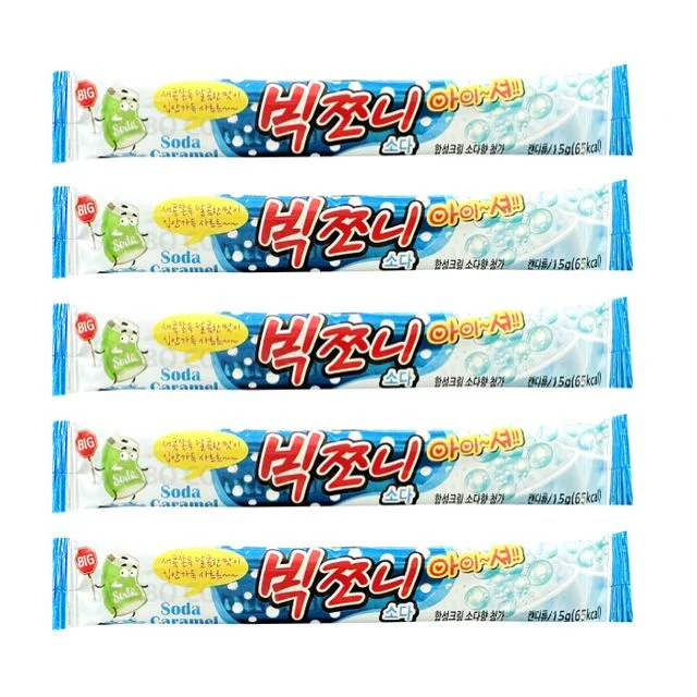 빅쪼니소다맛 소다맛츄잉캔디 5개