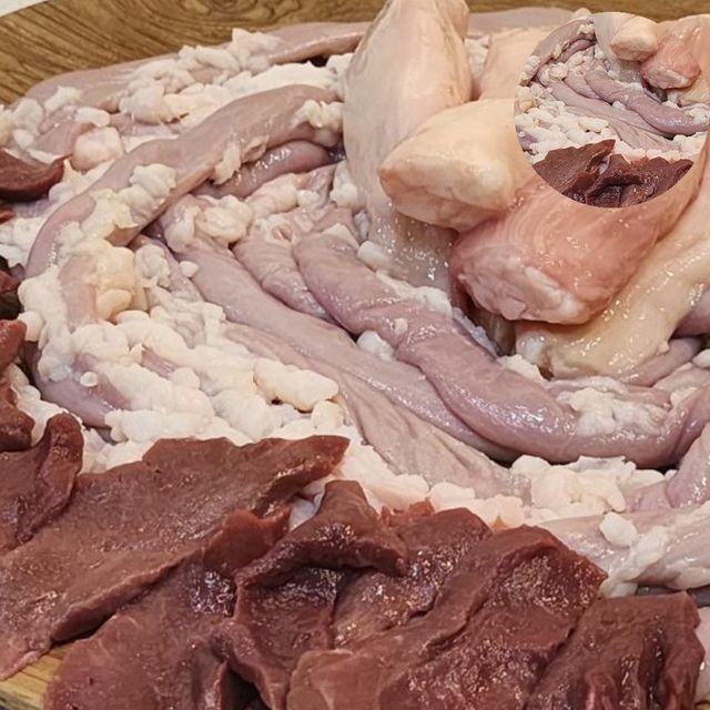 한우부산물 소막창구이 한우 곱창 대창 염통 세트 1kg