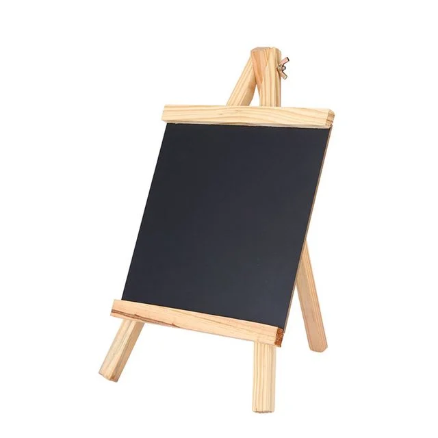 스탠드형 이젤 칠판 간판 중형 25X48cm 카페메뉴판 빵