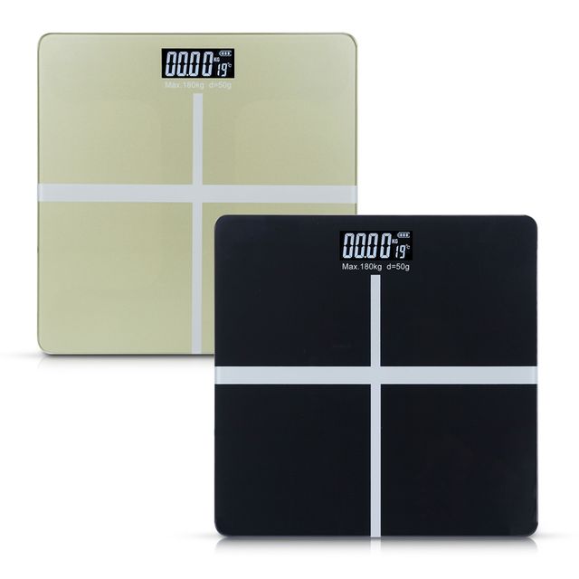 디지털 체중계 / LED 전자저울 CYDIGITALSCALE (블랙)