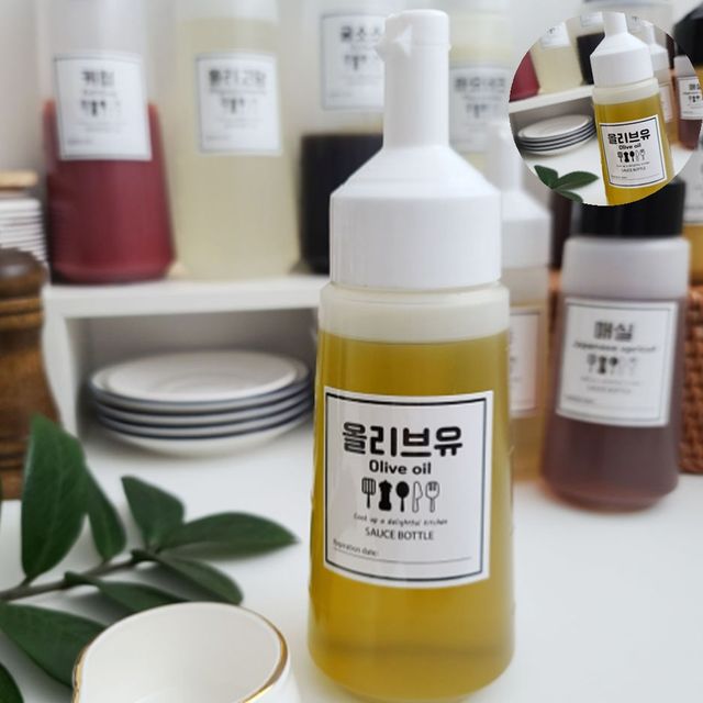 양념병 오일병 원터치 소스병 소 250ml