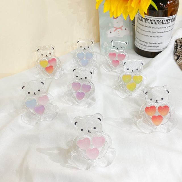후니케이스 하트 젤리곰 투명 핑거톡 스마트톡 8종