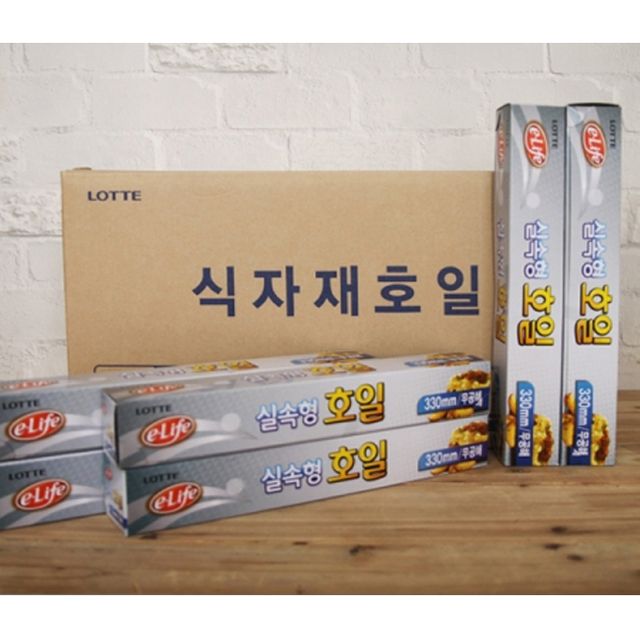롯데 실속형 주방호일 33cmx10m 50P 알루미늄 호일