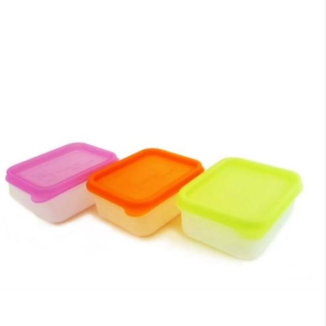 쿨샵 이유식 실리콘용기 밀폐용기 150ml 사각