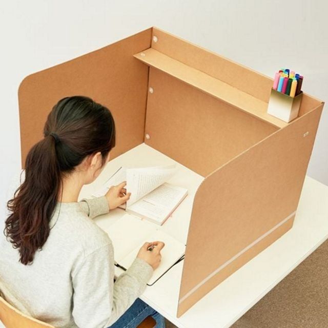 책상용 종이 독서실 학습용 공부 칸막이 학생용