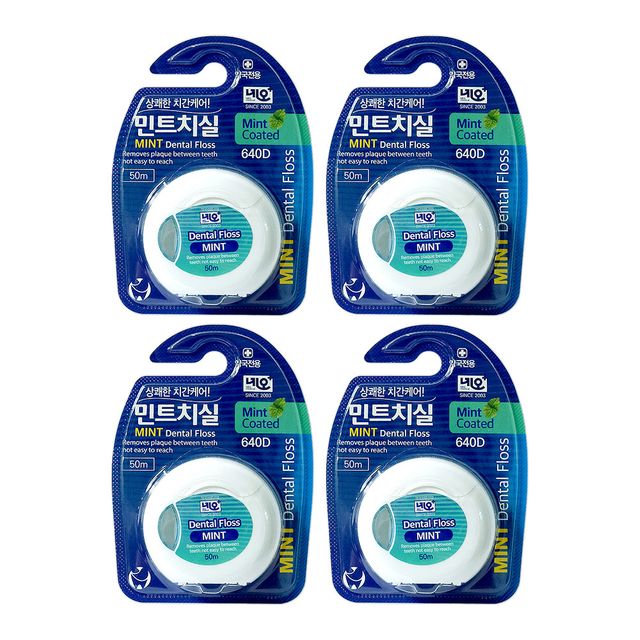 국산 네오 민트치실 50m x 4개세트
