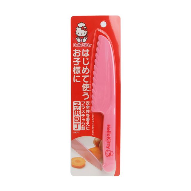 스케이터 헬로키티 어린이 플라스틱 빵칼 안전 아동용