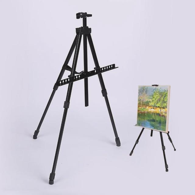 3단 철제 이젤 휴대용 접이식 그림 액자 받침 DD-13001