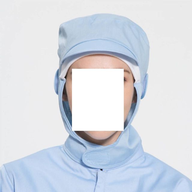 위생모 안전모 턱덮개 마스크걸이, 작업용 위생모