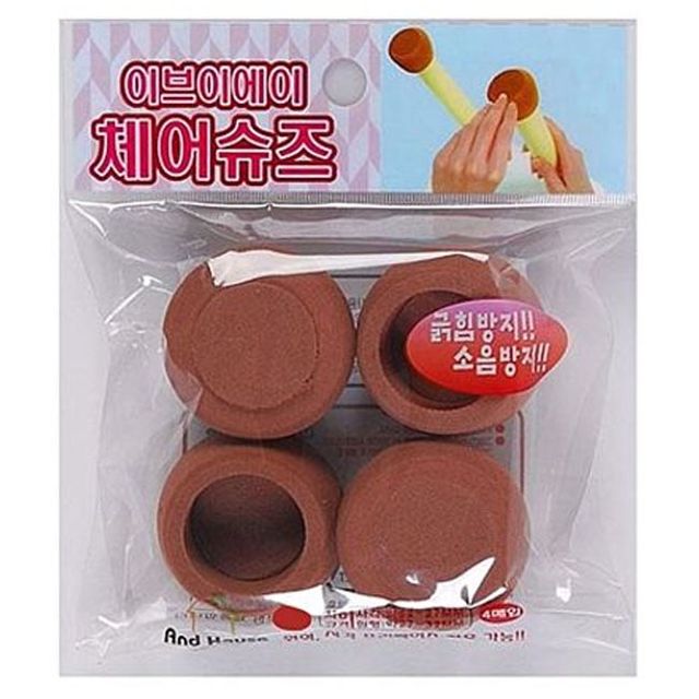체어 슈즈 대 4개입 긁힘방지 의자받침 바닥보호 마루보호 다리받침