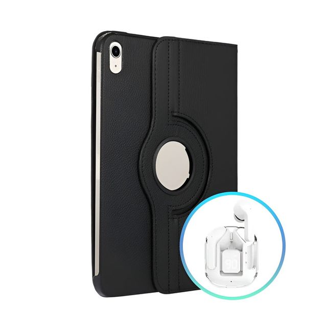 아이패드 프로11 M5 360도 회전 케이스+블루투스 무선 이어폰