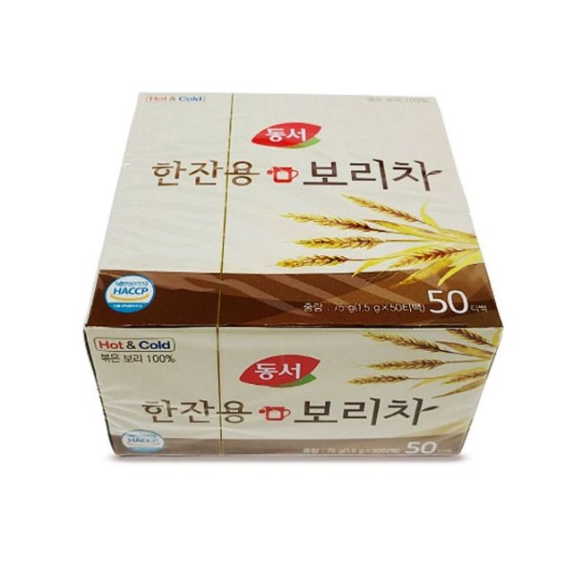 동서 핫앤콜드 전통 보리차 한잔용 보리차 50티백