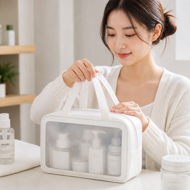 여행 세면백 방수 파우치 화장품 수납 용품 목욕 목욕용품 소품케이스