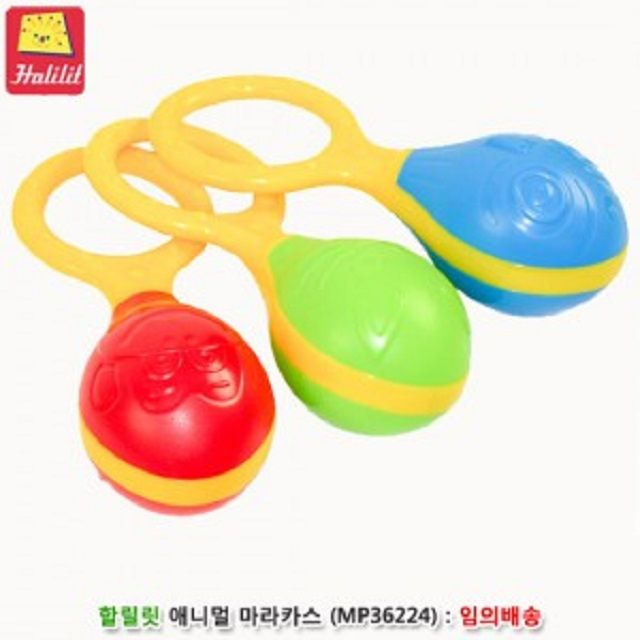 어린이 흔드는악기 애니멀 마라카스 아기악기 리듬