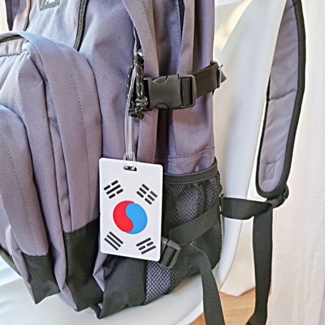 태극기 여행 네임택 퀵보드 가방 이름표