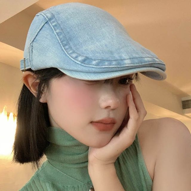 빈티지 사이즈조절 베레모 헌팅캡 워싱