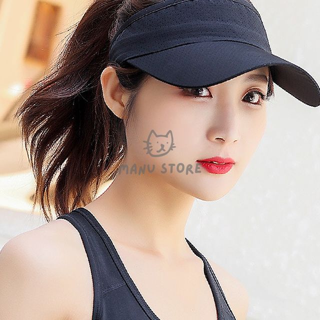 밴드형선캡 캐주얼모자 메쉬 스포츠 썬캡 네이비