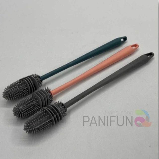실리콘 컵세척솔 2P 긴병세척솔 실리콘세척솔 원형솔 병세척솔 컵솔