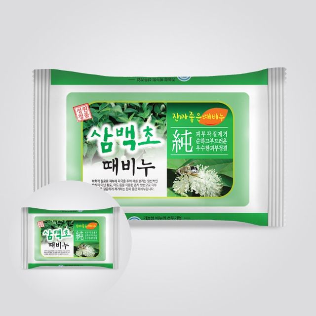 피부케어 삼백초성분 때비누 때밀이비누 각질비누