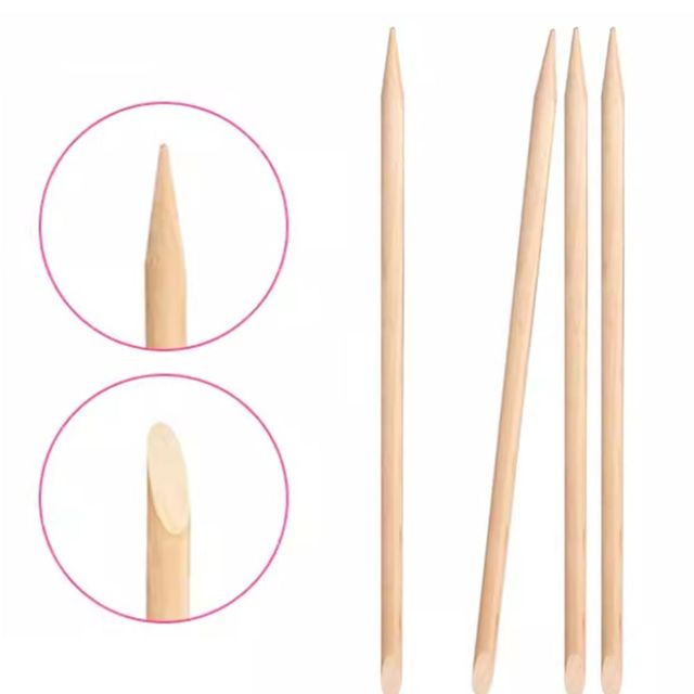 초보자우드스틱 손톱정리 네일스틱 10p 간편한사용 우드스틱 10개입