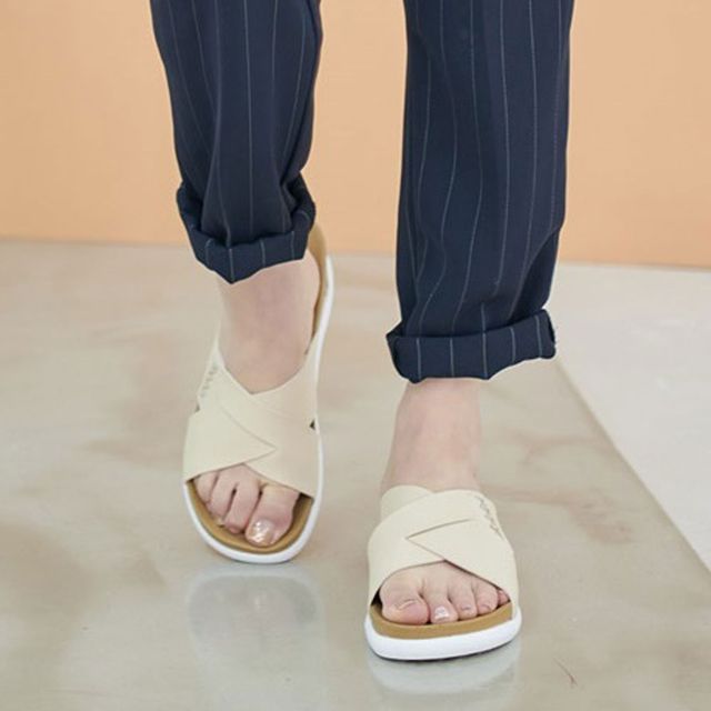 데일리 엑스밴드 키높이 슬리퍼 국산 4cm 여름 슈즈